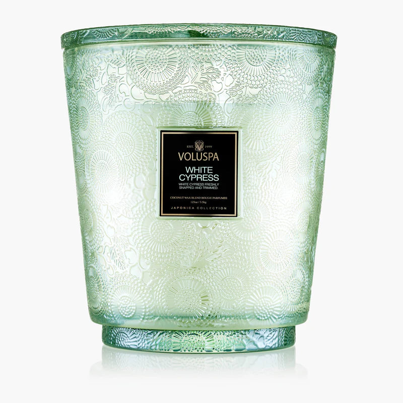 White Cypress 5W Hearth Candle