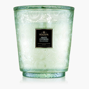 White Cypress 5W Hearth Candle
