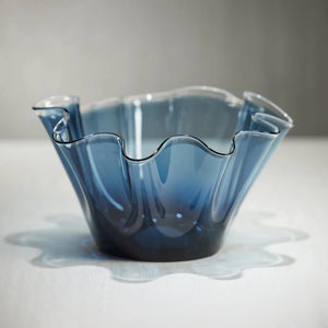 Tropezana Tall Wave Glass Bowl