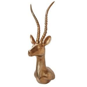Golden Antelope Wall Mount