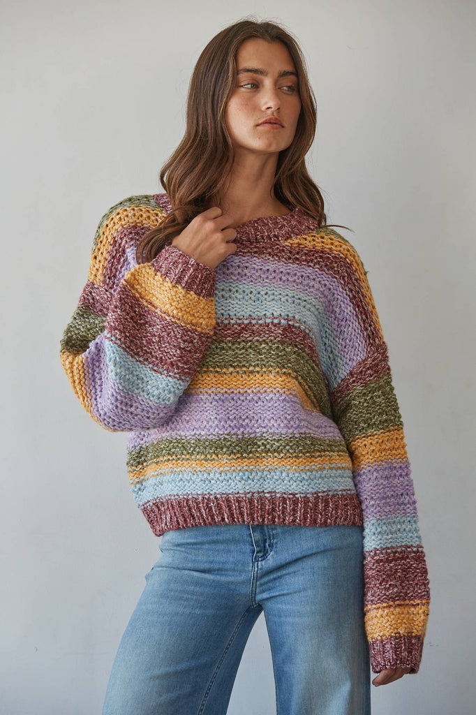Caroline Multi Knit Pullover