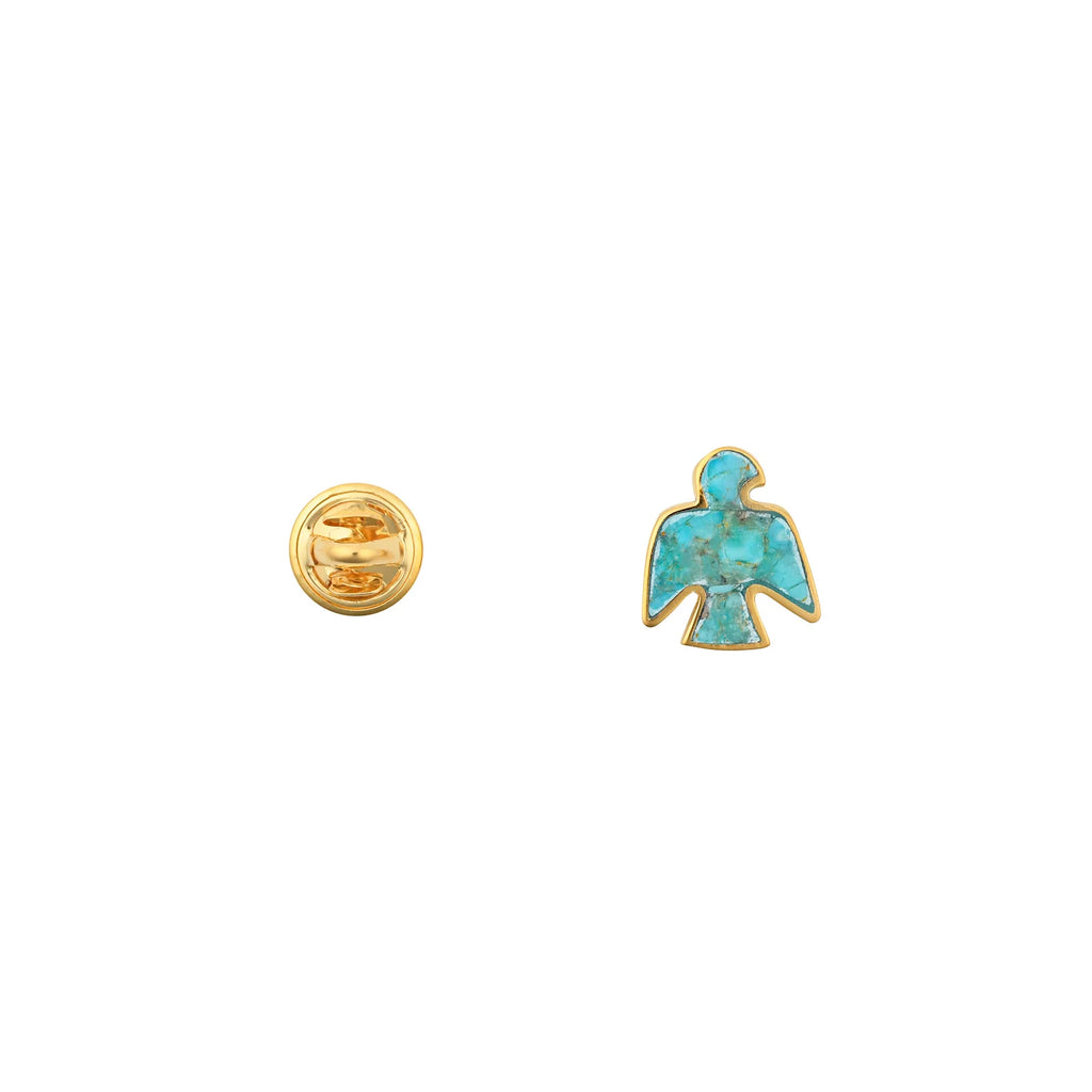Peyote Bird Pin Gold