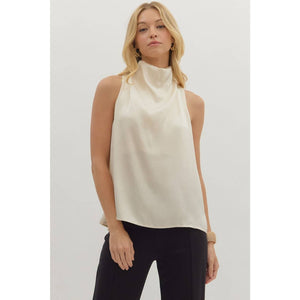 Dahlia Draped Sleeveless Top