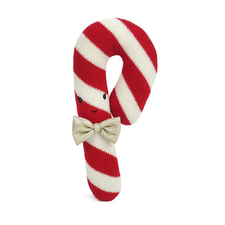 Candy Cane Knit Plush Toy