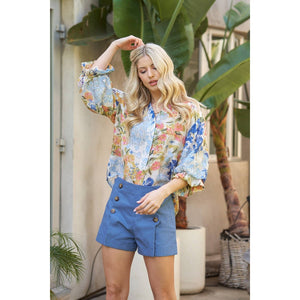 Isla Sailor Denim Shorts