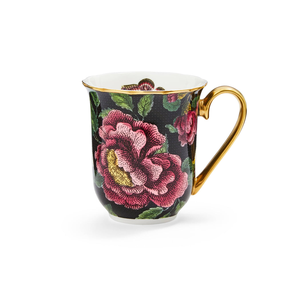 Dark Floral Creatures of Curiosity Mug