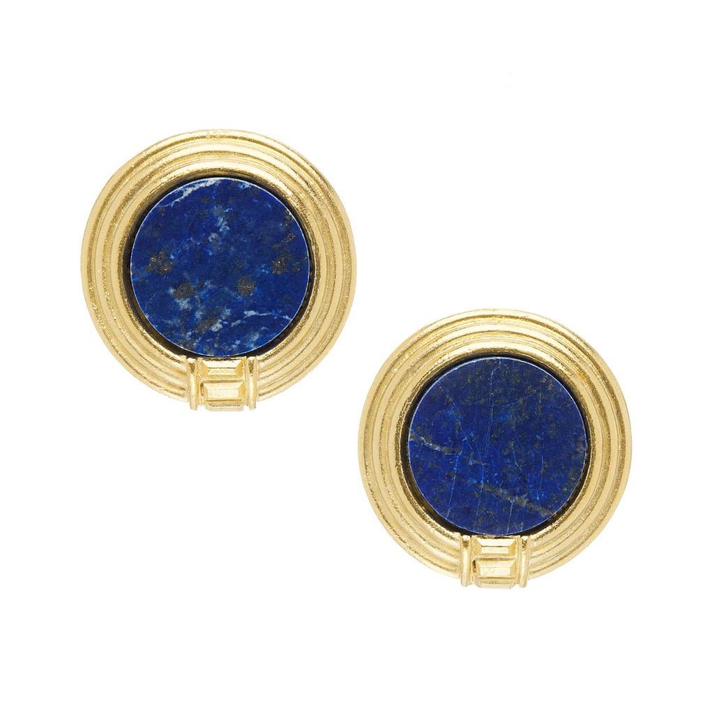 Roma Studs - Blue Lapis