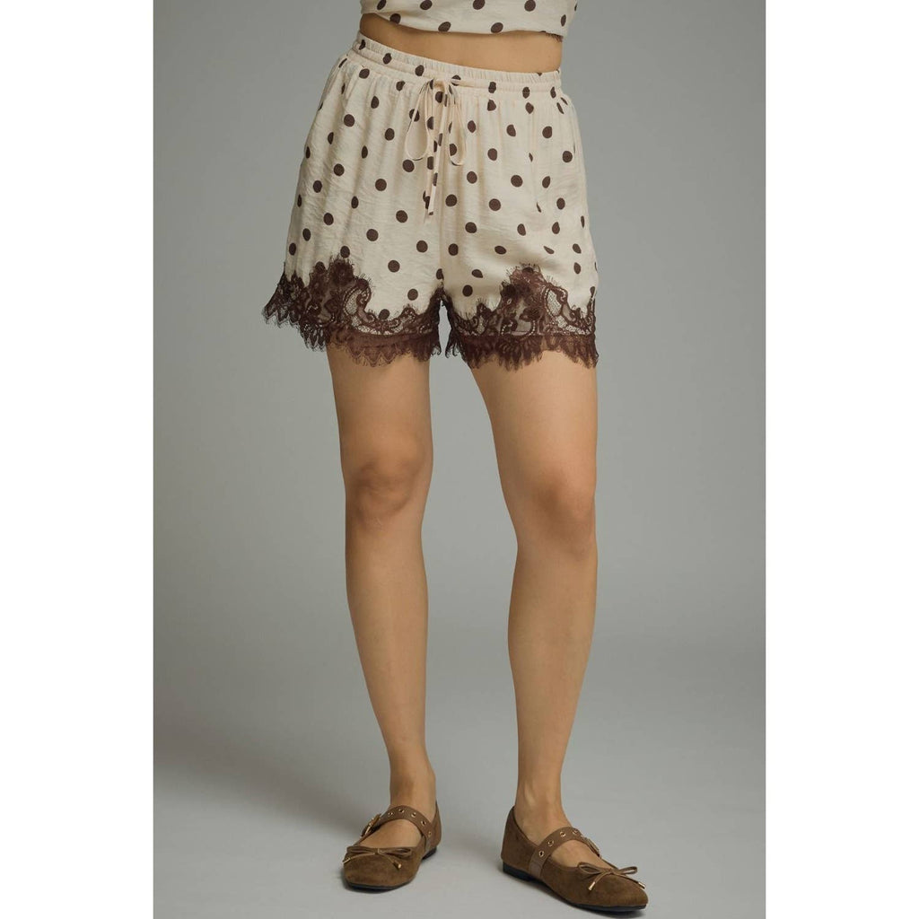 Hadley Polka Dot Lace Shorts