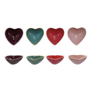 Heart Shaped Dish/ Set of 4