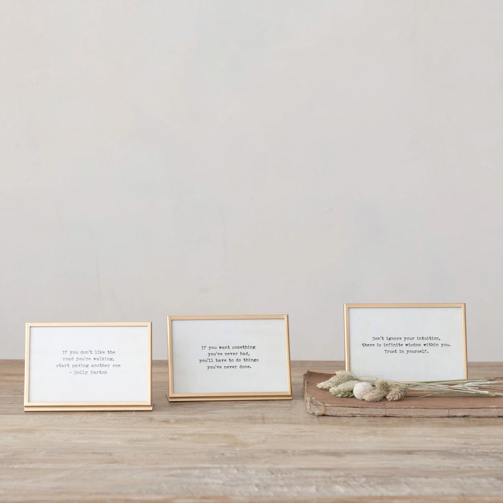 Inspo-Words Framed Easel