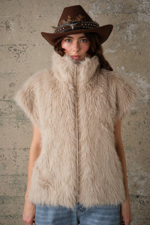 Malorie Faux Fur Vest