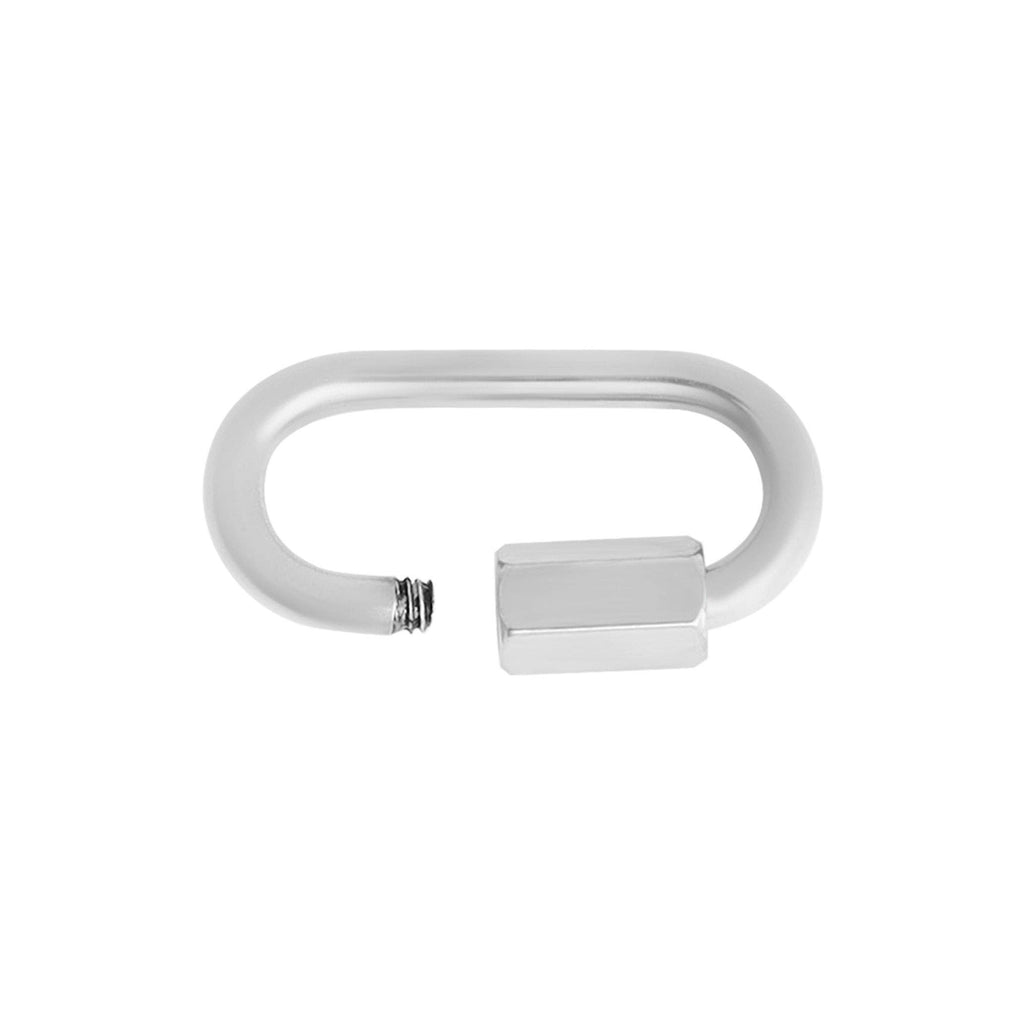 Stainless Steel Classic Carabiner Charm Holder