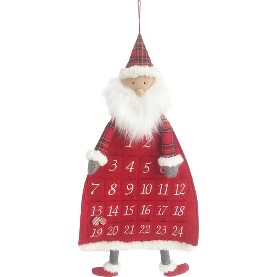 Tartan Santa Advent Calendar