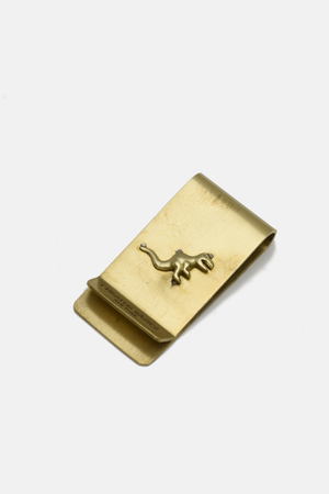 T-Rex Brass Money Clip