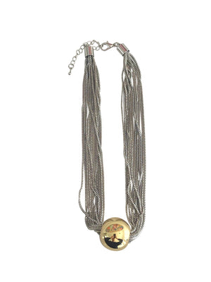 Montel Necklace: Gold Mix