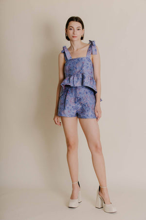 Georgia Floral Jacquard Top
