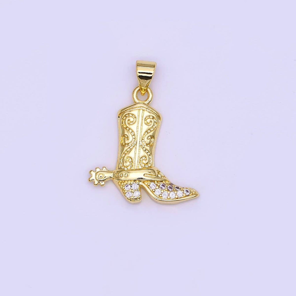 24K Gold Filled Boot Charm