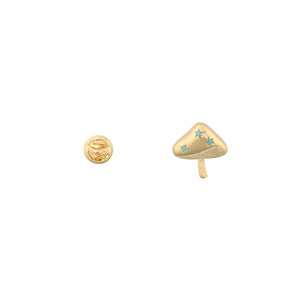 Gold Mushroom hat tack