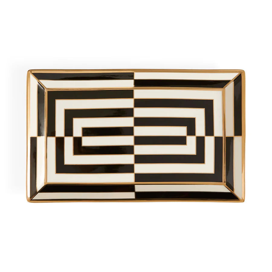 Op Art Rectangular Serving Tray