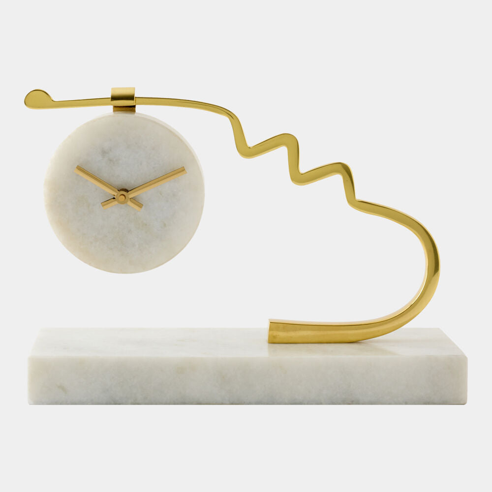 Profile Clock - Brass