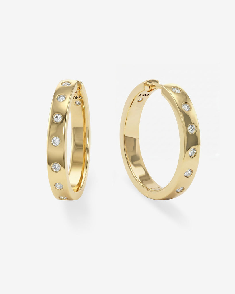 Ashley Reversible Hoops 1"