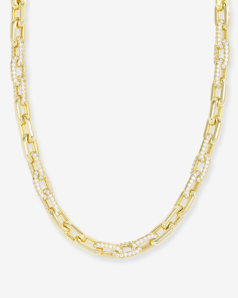 Frankie Pavè Chain Necklace 18"