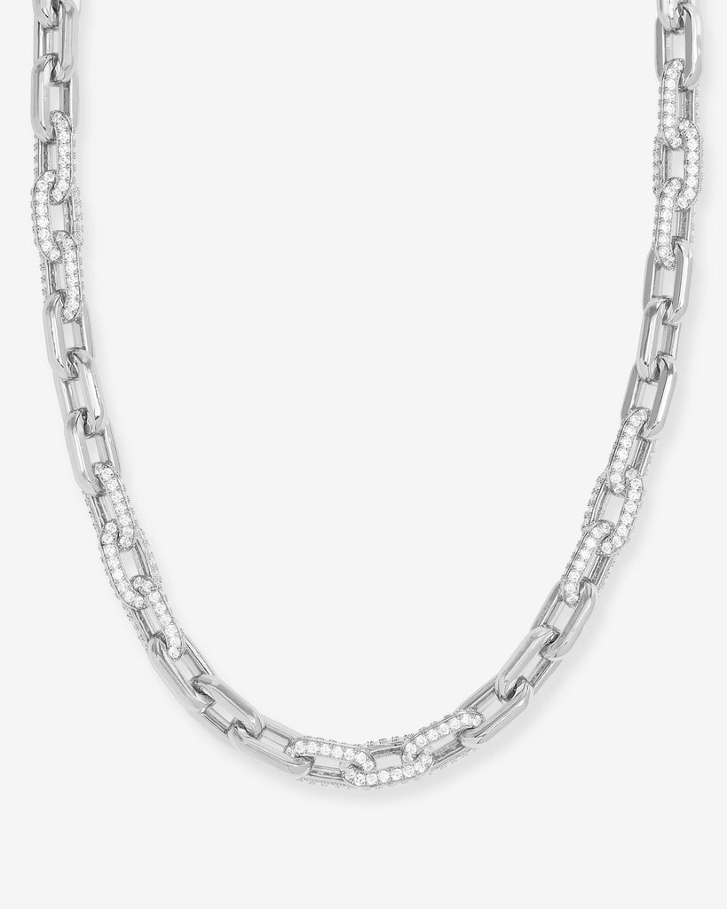 Frankie Pavè Chain Necklace 18"
