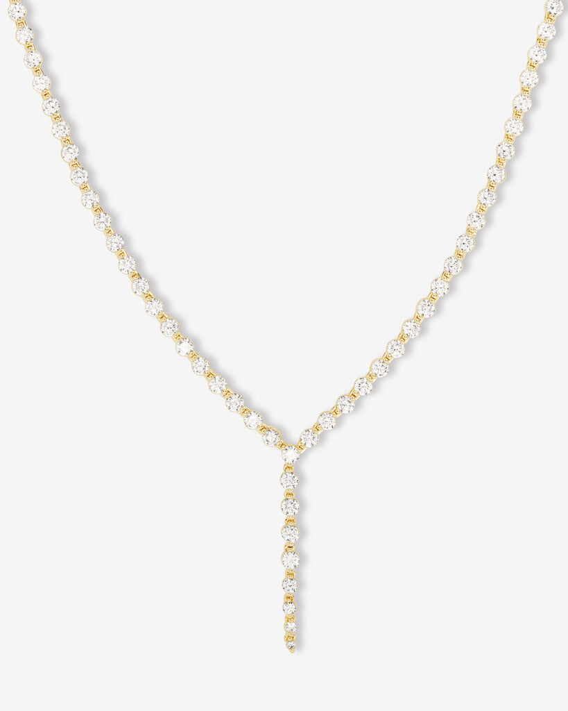 She's an Icon Lariat Tennis Necklace 16"