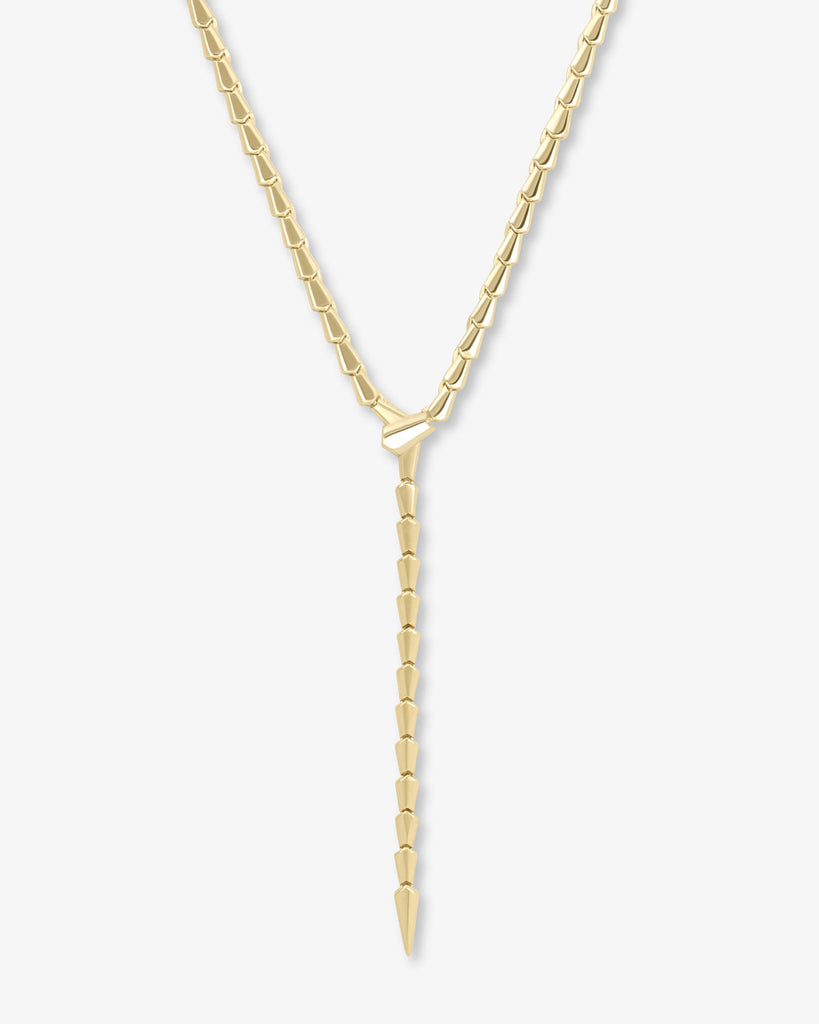 Serpent Lariat Necklace