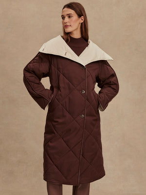 Annalise Reversible Wrap Coat