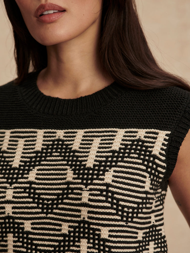 Oline Fairisle Knit Vest