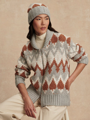 Brockley Jacquard Knit Jacket