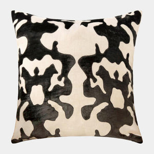 Ink Blot Pillow-Black