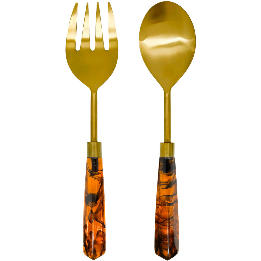 Tortoise Shell Serving Set