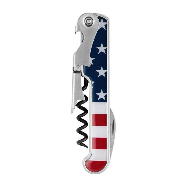 American Flag Corkscrew