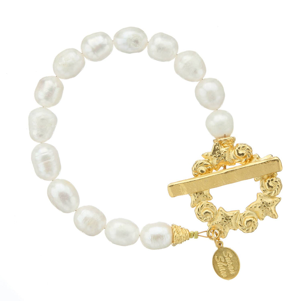 Pearl Sea Toggle Bracelet