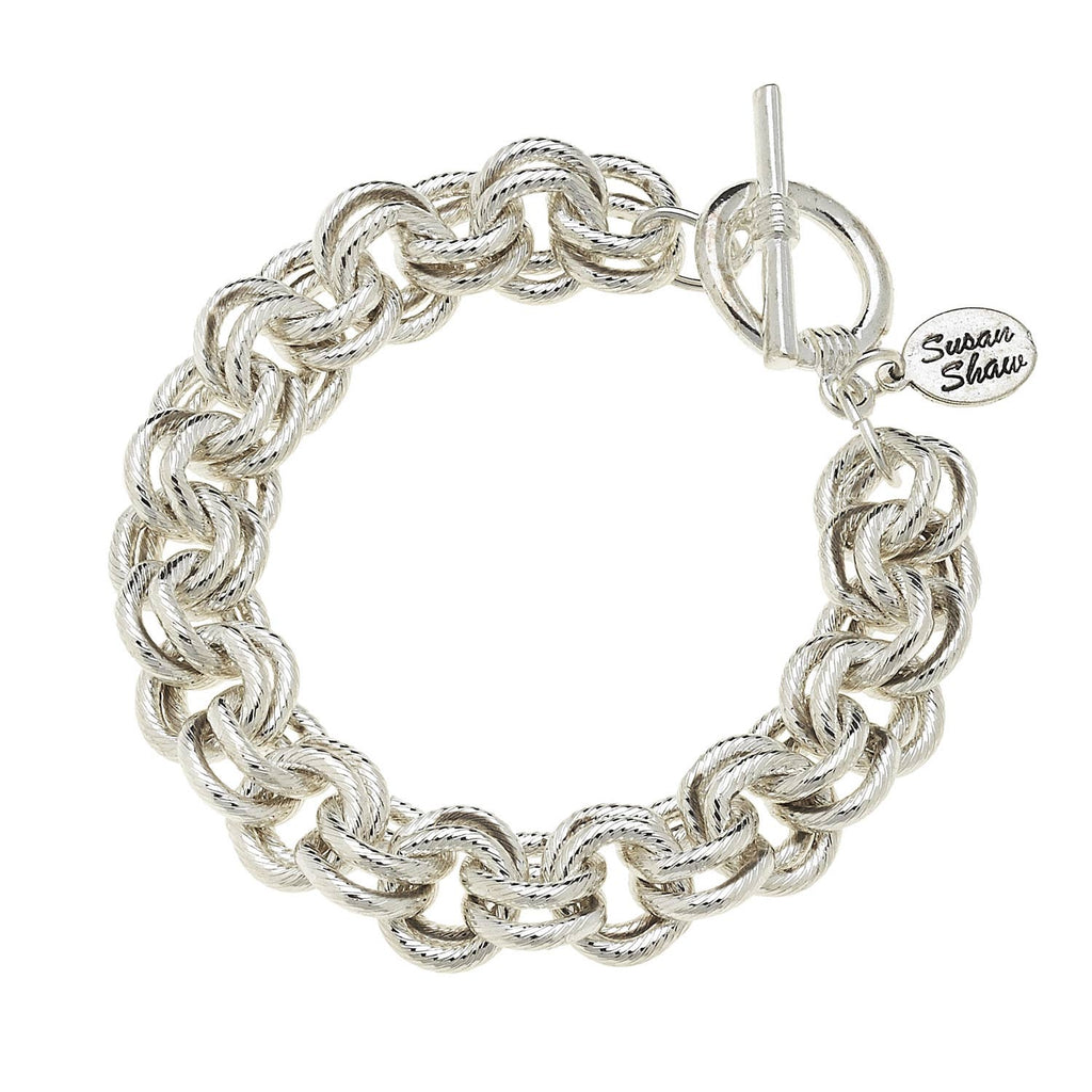 Silver Double Link Chain