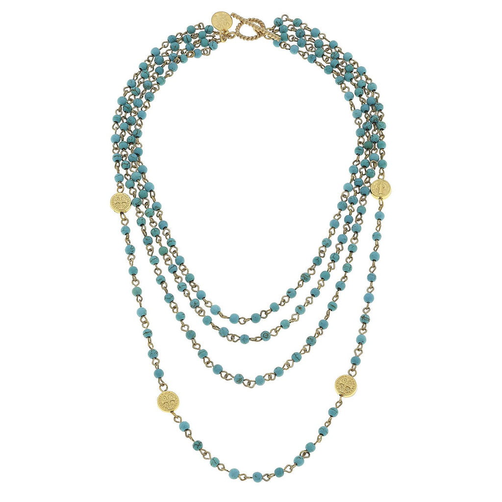 Turquoise Linked Necklace