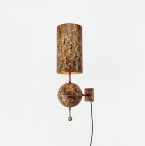Barrel & Ball Sconce w/8' Cord w/Plug