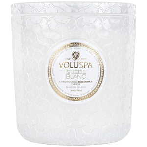 Suede Blanc 30oz Luxe Candle