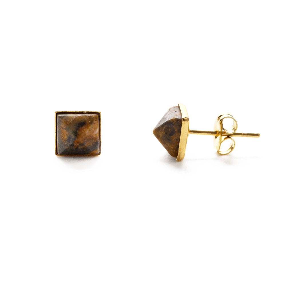 Pyramid Stone Studs