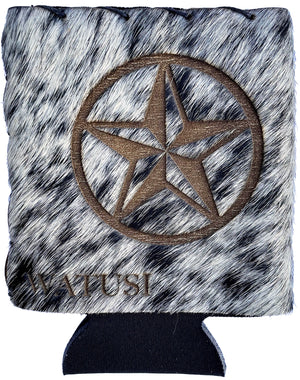 Standard Texas Cowhide Koozie