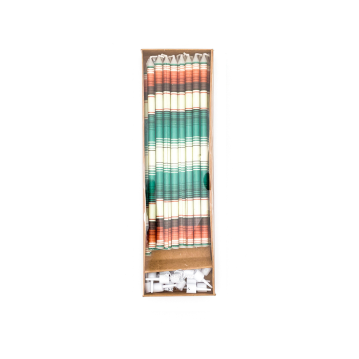 Desert Stripe Birthday Candles (Set of 16)