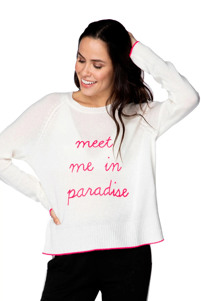 Meet me in Paradise Cashmere Sweater