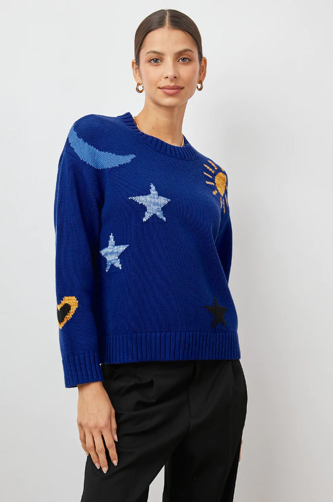 Cobalt Gold Galaxy Sweater