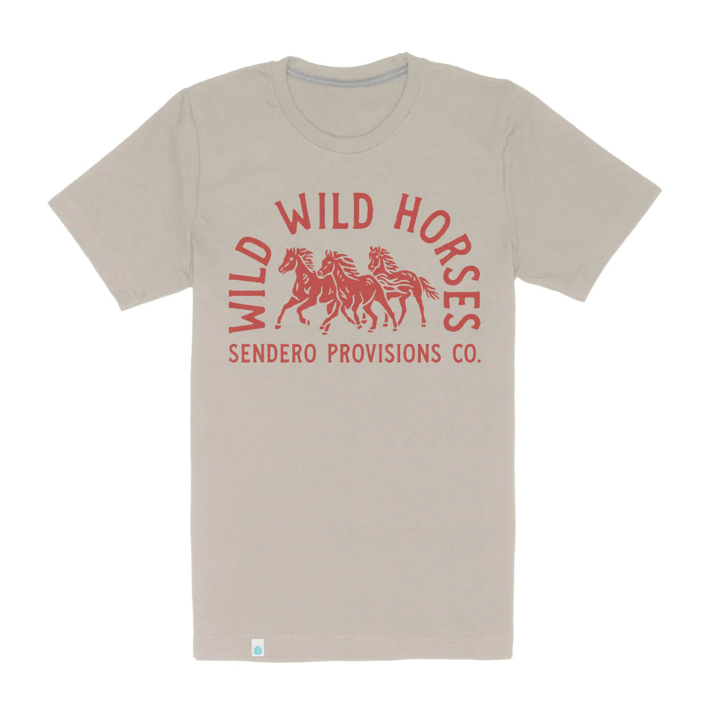 Wild Horses T-Shirt Sand