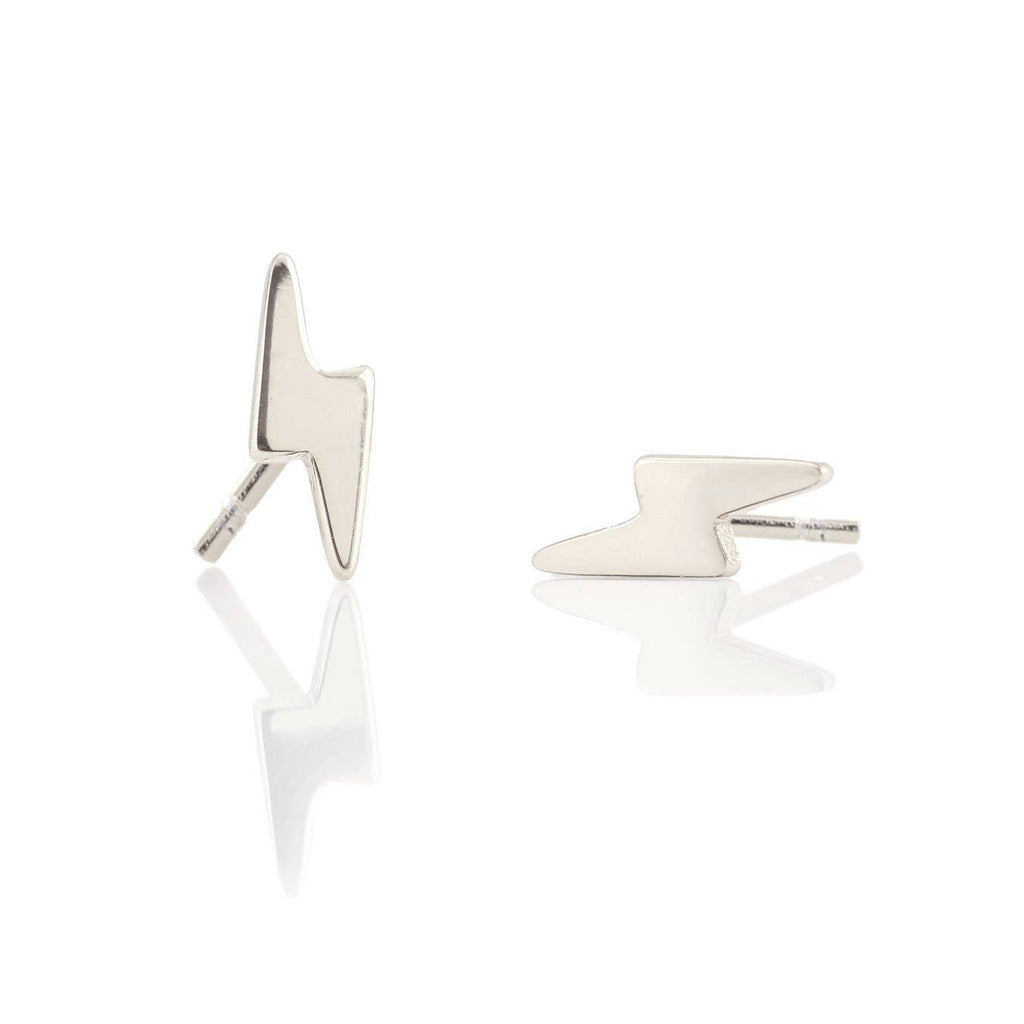 Lightning Bolt Stud Earrings