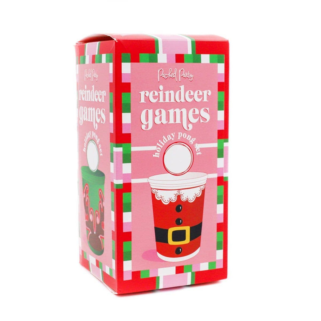 Reindeer Games Holiday Pong Set